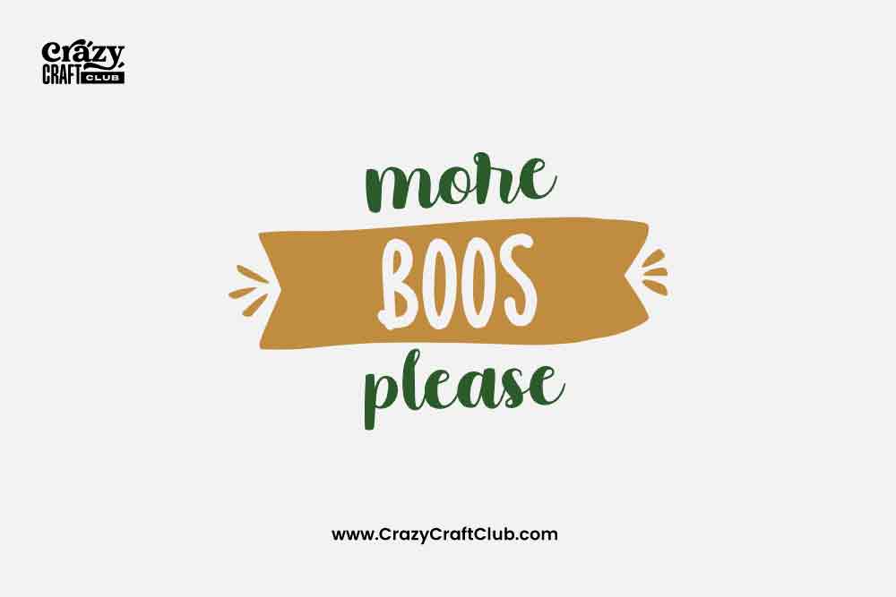 More Boos Please